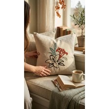 Bella Home Punch Nakış Kırlent Kılıfı (2’li) 40 cm x 40 cm