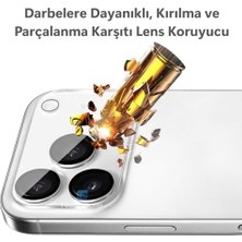 iPhone 17 Air Kamera Lens Koruyucu 9h Temperli Cam, Darbeye Dayanıklı, Çizilme Karşıtı Apple iPhone 17 Air ile Uyumlu