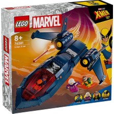 Valor 76281 LEGO Marvel X-Men X-Jet 359 Parça +8 Yaş