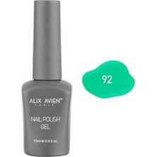 Koyu Yeşil Kalıcı Oje 92-Yoğun Renk Veren Jel Oje 12 Ml-Nail Uv Gel Polish 92