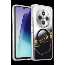 Herşey Trend Herşeytrend Onegif Xiaomi Redmi 14C Lotus Simli Magsafe Kapak - Siyah