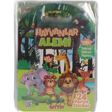 Elivora 3028 Bitmeyen Sticker Hayvanlar Alemi