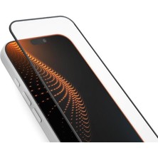For iPhone ile Uyumlu Privacy Gizli Kırılmaz Cam Tam Kaplayan Su Itici Safir Ekran Koruyucu + Uygulama Bezleri (Hayalet,11/xr)