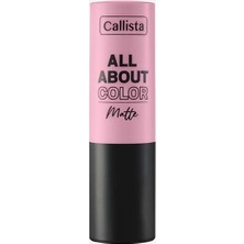 Callista All About Lipstick Mat Görünümlü Ruj 504 That Rose, Bordo