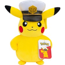Valor Pok PKW4689 Pokemon Kaptan Pikachu Pelüş 20 cm