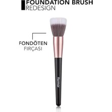 Silindir & Düz Uçlu Fondöten Fırçası