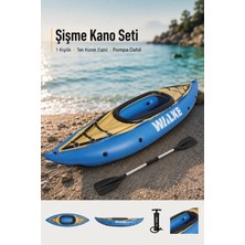 Walke Premium Tek Kişilik Pompa Kürek Dahil Şişme Kano 275 x 81 cm 15102