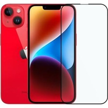 Tam Kaplayan Parmak Izi Bırakmayan Safir Ekran Koruyucu Cam, iPhone 14 Ile Uyumlu