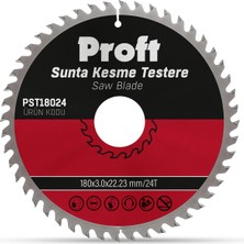 Proft Sunta Kesme Testere 180X3.0 24T (1 ADET)