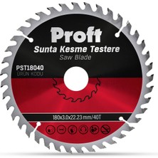 Proft Sunta Kesme Testere 180X3.0 40T (1 ADET)