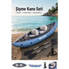 Walke Premium 2 Kişilik Pompa Kürek Dahil Şişme Kano 331 x 88 cm 15103