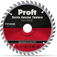 Proft Sunta Kesme Testere 185X3.0 40T (1 ADET)
