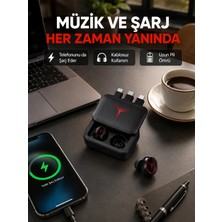 Çetiner Group® Powerbank Özellikli Bluetooth Kablosuz Kulaklık – Dokunmatik Kontrol, Uzun Pil Ömrü, Ergonomik Tasarım