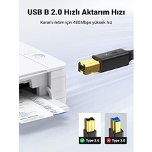 USB Den Usb-B Ye Yazıcı Tarayıcı Kablosu, 1.5 Metre