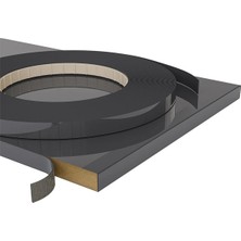 Nuga Kenar Bandı Pvc 0,8mm 22MM Antrasit LED (150 METRE)