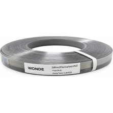 Nuga Kenar Bandı Pvc 080*22 Çift Renk Antrasit (150 Metre)