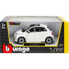 Valor 22106 Burago 1:24 Fiat 500 2007 Model Araba