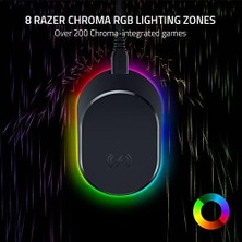 Razer Mouse Dock Pro ve Şarj Yuvası - Razer Oyun Fareleri Için (Manyetik Kablosuz Şarj Yuvası, Hiperspeed 4k, 8 Rgb Renkli Aydınlatma ve Uyumlu Fareler Için Modül) Siyah