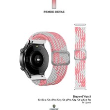 Conocer Huawei Watch Gt3 Se/ Gt3 Pro/ Gt2 Pro Uyumlu Dokuma Hasır Tasarım Mikrofiber Kordon