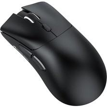 Attack Shark R1 59G Superlıght Fare, Pixart PAW3311 Oyun Sensörü, Bt/2.4g Kablosuz/kablolu Oyun Faresi, 18000'E Kadar 6 Ayarlanabilir Dpı, 65 Saat Pil (Siyah)