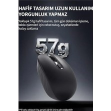 Kablosuz Mouse 2.4g USB Alıcılı Tak Çalıştır Ofis Faresi 3 Kademeli Dpı 800/1200/1600 Ayarlı Sessiz Tıklama Hafif 57G Ergonomik Dizüstü Masaüstü Uyumlu |  NJ04