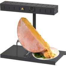Louis Tellier Louıs Tellier Raclette Makinesi Alpagesignature Basalte | Tüm Peynir Çarkı Boyutlarına Uygundur | 6-8 Kişi | 900W | 230V | Yüksekliği Ayarlanabilir Isıtma Rampası Emniyet Anahtarı | Fransa'da Yapıldı