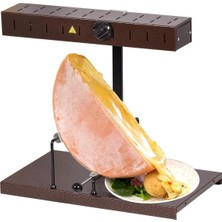Louis Tellier Louıs Tellıer Alpage Signature Orijinal Raclette Makinesi - Tüm Peynir Çarkı Boyutlarına Uygun - 6-8 Kişilik - 900W - 230V - Yüksekliği Ayarlanabilir Isıtma Rampası Fransa'da Üretilmiştir