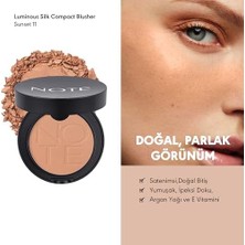 Luminous Silk Compact Blusher 11 Sunset Toz Allık