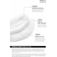 Pirinç Özlü Mucize Bubble Clay Yüz Maskesi | Beyazlatıcı Aydınlatıcı Köpüren Yüz Maskesi | Besleyici | 100 ml