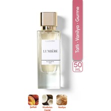 ILLUSIONE Lumiére EDP Kadın Parfüm 50ml | Şekerli-Vanilya-Gurme | Narenciye, Müge, Orkide, Misk