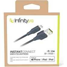 By -  Kablo Usb-A Lightning,mavi,1.5m