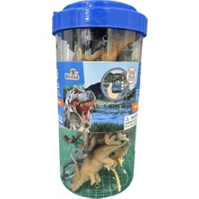 Elivora SH-6434 13PCS Dinozorlar 2litre Kovada