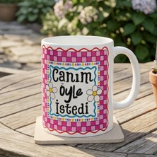 Canım Öyle Istedi Porselen Esprili Kahve Kupası - Motto Hediyelik Kupa