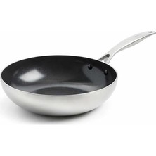 Greenpan Geneva 3ply Seramik Wok Tava 28 cm