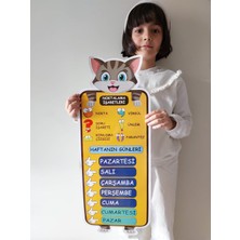 Eğlenceli Sınıf Haftanın Günleri Afiş