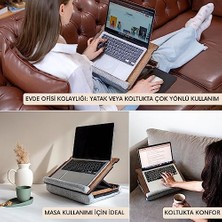 - LS051 Minderli Eğim Ayarlanabilir Mousepadli Laptop Sehpası