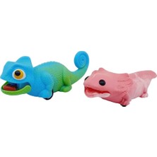 Elivora Sürtmeli Sürüngen Hayvanlar 2'li - Iguana &amp; Semender - 1 Adet