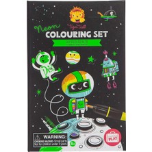 Tiger Tribe Neon Boyama Seti/outer Space - Neon Colouring Set
