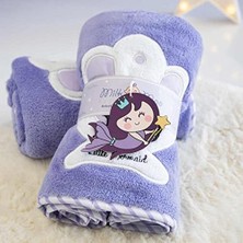 Milk Moo Soft Cuddles Bebek Battaniye Küçük Deniz Kızı (Lila)