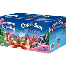 Capri-Sun Mysticdragon (Ejder Meyveli, Elmalı, Muzlu, Çilekli) (200 ml x 20 Adet)