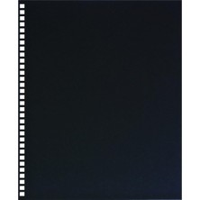 Proclick Sunum Arka Kapak, Ön Delikli, Siyah, 8,5 x 11 Inç, Paket Başına 25 Adet (2514478)