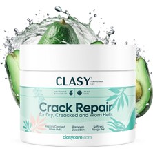 Clasycare Topuk Çatlağı Kremi – Kuru ve Çatlamış Topuklar Için – E Vitamini ve Avokado Ya