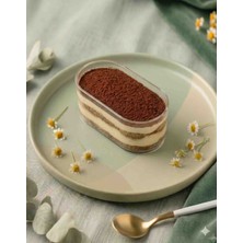 Vitreaplas Luna 300 cc Oval Plastik Gıda ve Tiramisu Kabı6 Adet