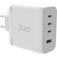 100W 4 Portlu Usb-C + Usb-A Gan Şarj Aleti Iphone&amp; Macbook &amp; Notebook Uyumlu Pd Type-C Hız