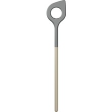 Optima Delikli ve Renkli Saplı Karıştırma Kaşığı 31 cm