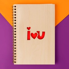 You Minimal Tasarımlı Ahşap Kapaklı Defter