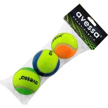 Avessa Tenis Topu, 3'lü Paket, Hobi ve Amatör Kullanım, Renkli, TT-200