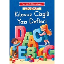 Elivora Renkli Standart Çizgili Yazı Defteri A4 Ebat