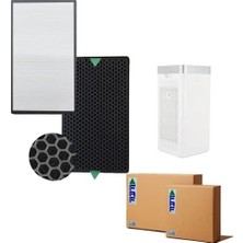 Dijitsu HT100 Hava Temizleyici Için Hepa ve Karbon Filtre Seti, 2 Adet