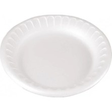 Köpük Tabak Yuvarlak 17 cm (100 Adet)